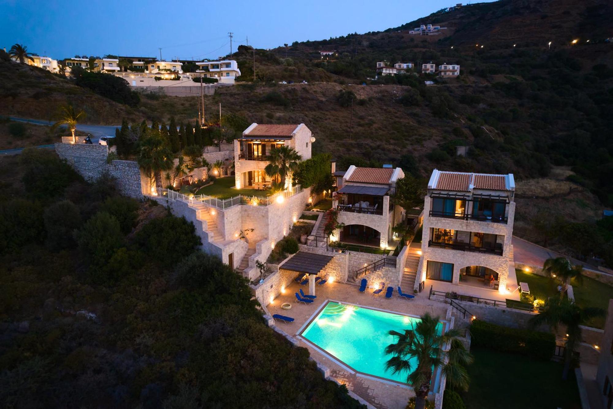 Villa Paradissi In Crete Agia Pelagia Exteriör bild