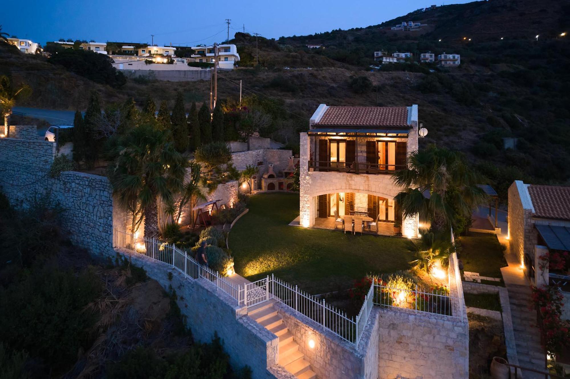 Villa Paradissi In Crete Agia Pelagia Exteriör bild